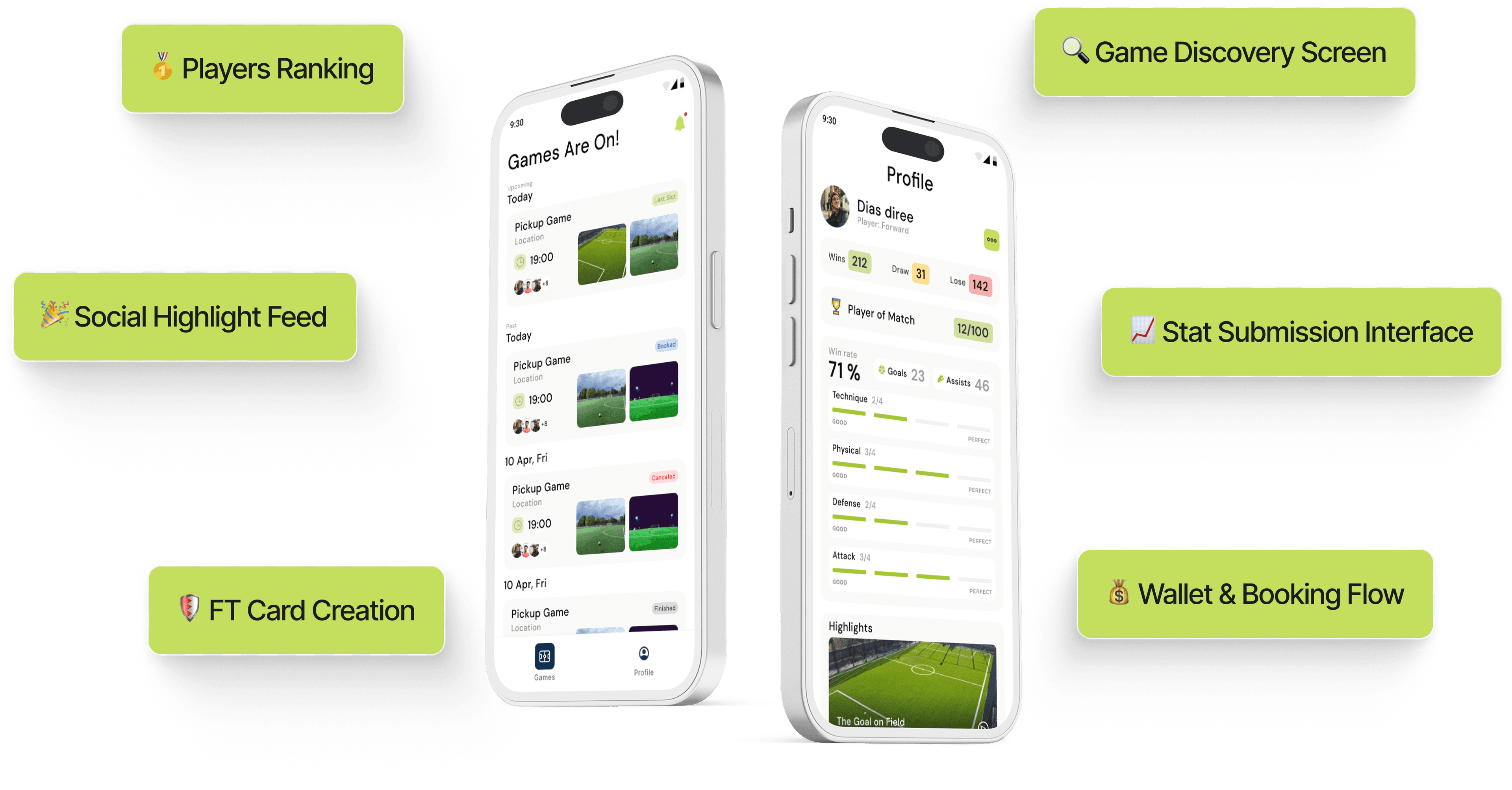 Mobile App with Card